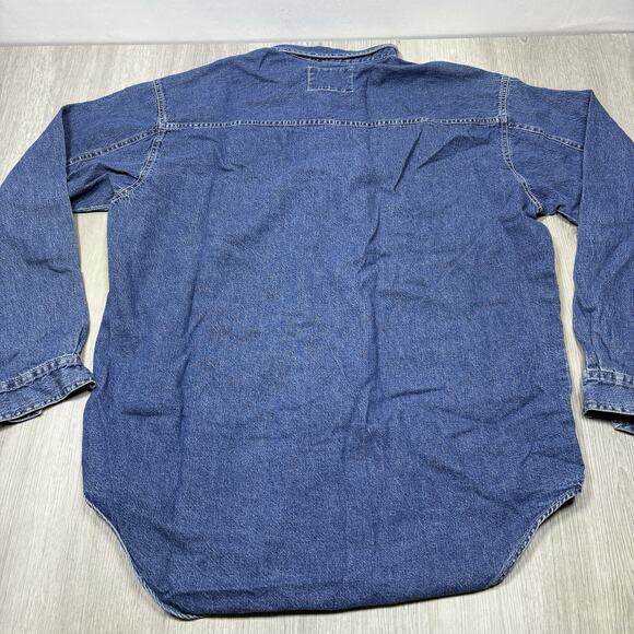 Large Men's Levis Jean Jacket Red Tab 100% Cotton Coat - Picture 8 of 14